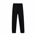 thumbnail image 3 of Usaibhir 2 Pack Girls Cotton Fleece Lined Leggings Kids Thick Thermal Tights Winter Full Length Pants Warm Clothes 2-13T, 3 of 7