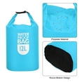 thumbnail image 3 of Uxcell 12L Waterproof Dry Bag, Dry Roll Top Lightweight Dry Storage Bag for Kayaking Camping, Sky Blue, 3 of 6