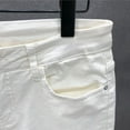thumbnail image 4 of UFOUND Slim Stretch Denim Shorts For Men Breathable Bottoms Streetwear, 4 of 6