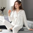 thumbnail image 1 of REDHOTYPE Ensemble de Pyjama pour Femmes Manches Longues Vêtements de Nuit Robe de Détente, 1 of 2