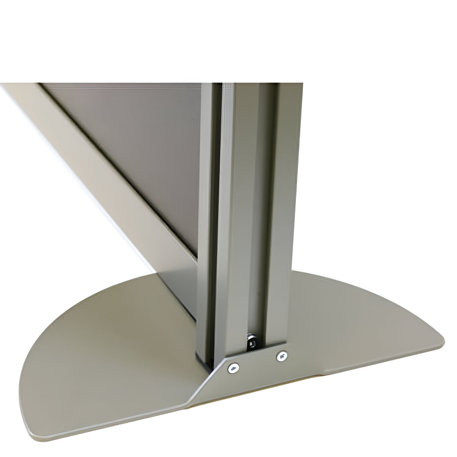 NBF Office Partition Room Divider - 52"H x 60"W Gray, Large Privacy Screen, Portable Modern Partition Wall, Free Standing Office Divider