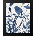 thumbnail image 2 of Robinson, Carol 15x18 Black Modern Framed Museum Art Print Titled - Bluebird Silhouette II, 2 of 5