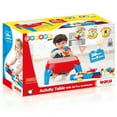 thumbnail image 3 of Dolu: Activity Table With 30Pcs Jumblocks - Red & Blue - Multi-Use Play Table & Bricks, Storage Compartment, Free Play Assembly, Toddler Kid Age 18mo+, 3 of 5