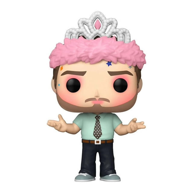 Funko POP TV Funko Parques y Rec Andy como Princesa Arcoíris Sparkle Multicolor