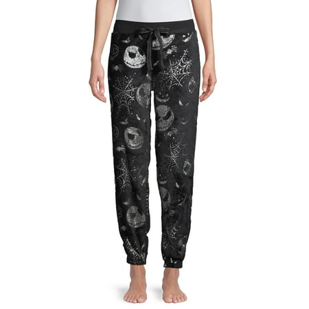 Disney Women's and Women's Plus Nightmare Before Christmas Fleece Sleep Pants