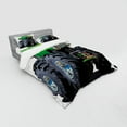 thumbnail image 3 of Ambesonne Cartoon Bedding Set 3 Pcs, Monster Pickup Truck, Twin XL, Green Grey, 3 of 3