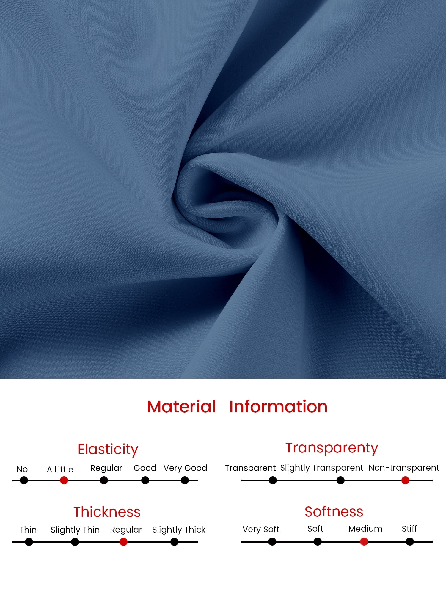 DARING DIVA Wrap A-Line Pleated Midi Long Sleev Dress M Blue