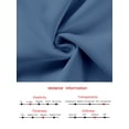 thumbnail image 5 of DARING DIVA Wrap A-Line Pleated Midi Long Sleev Dress XL Blue, 5 of 6
