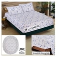 thumbnail image 5 of TiaGOC 100% Cotton Sheets for XL Size Bed - Crispy Cooling Percale Sheets - Breathable & Durable XL Sheet Set - 16 Inches Deep Pocket XL Size Sheets Sweet Pea - 3 Pieces, 5 of 8