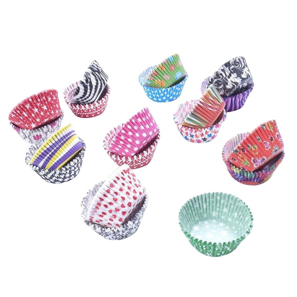 EeaseMX 400 moldes para muffins de flores, moldes para cupcakes, moldes para hornear, moldes para trufas