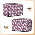 thumbnail image 3 of Yiaed Peonies Print Two Slice Bread Machine Cover, Universal Size Kitchen Appliance Cover for Bread Machine,Bread Machine Cover, 3 of 7