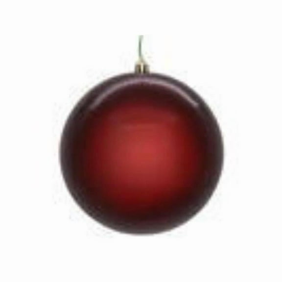 Vickerman N592019DPVL 8 in. Pearl Seamless Ball UV Drilled, Wine