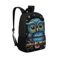 thumbnail image 2 of KUIFORTI Cartoon Owl Girls Backpack 10-12 Years Old Middle School Backpack For Boys Heavy Duty Large Kids School Bag with Front Pockets Zipper Bookbag 17 Inch, 2 of 6