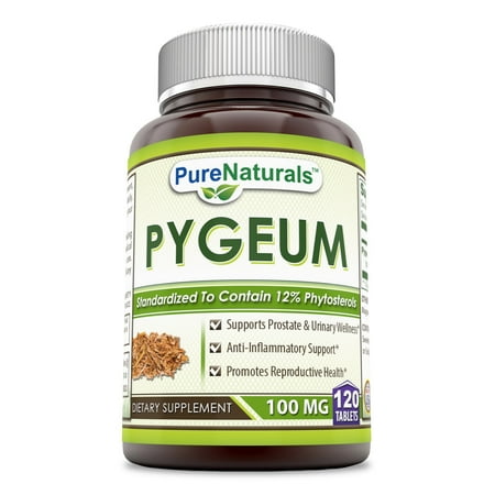 - Pure Naturals Pygeum 100 Mg 120 Tablets