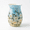 Eucalyptus & Daisy, variant on EFISPSS 8 inch Glossy Ceramic Vase, Hand-painted Blue and White Plumeria, Coastal Beach Theme Decor for Tabletop