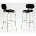 thumbnail image 2 of 1192 Bella Vita Modern Swivel Counter Stool in White, 2 of 5
