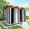 thumbnail image 6 of Black Striped Outdoor Curtains for Patio Waterproof,Windproof Privacy Curtains with Weighted Bottom,Modern Farmhouse Black White Stripes Outside Drapes for Picnic Garage Yard Cabana 54"x95" 1 Panel, 6 of 8