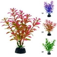 thumbnail image 2 of Artificial Aquarium Plant Decorative Plastic Fake Aquatic Plant Fish Tank Plant, 2 of 10