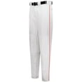thumbnail image 2 of Russell Adult Piped Diamond Series 2.0 Baseball Pant, White & True Red - Medium, 2 of 2