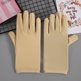 thumbnail image 3 of Guantes de Spandex Matsuzay para mujer accesorios térmicos protector solar Beige fino Type3 NO3, 3 of 6