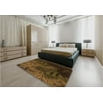 thumbnail image 4 of Ahgly Company Indoor Round Patterned Blood Night Red Area Rugs, 8' Round, 4 of 6