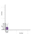 thumbnail image 3 of ANGARA Natural Round Amethyst Solitaire V-Bale Pendant with Diamond in 14K White Gold for Women (Size-6mm) | February Birthstone, Anniversary, Jewelry Gift for Women | Natural Amethyst Necklace, 3 of 7