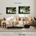 thumbnail image 4 of Elephant Stock Buddhist Monk Meditating Wall Art - Horizontal Canvas Wall Art - Living Room Wall Decor - Wellness Canvas - Gray And Green Decor - 45" x 30", 4 of 8