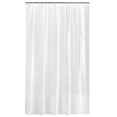 thumbnail image 1 of Oasis Waterproof PEVA Shower Curtain, 70" x 72", White, 1 of 5