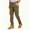 #Brown, variant on DPTALR Men's Fashionable Solid-Color Loose Work Pants,Outdoor Casual Multi-Pocket Trousers with Button Details,Army Green,Big and Tall Men M