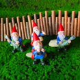thumbnail image 5 of Wzzjkit Garden Gnomes Collectible Figurines Miniature Resin Garden Statues for Patio, Lawns Ornament, Gardening Gifts for Housewarming, Garden Gnomes Outdoor, 5 of 6