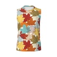 thumbnail image 6 of Picia Fall Maple Leaves mens Cotton Tank Undershirts , Moisture-wicking Ribbed Tanks, Lightweight Cotton Tank Undershirts-Medium, 6 of 8