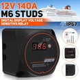 thumbnail image 2 of Dual Battery Digital Display Isolator Relay Protection Voltage Sensitive Split Charge 12V 140A for Camper Car RV Yacht Steamer ,Wide Use, 2 of 6