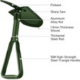 thumbnail image 2 of Pelle Pliante, Pelle Multifonction en Acier au Carbone Haute Résistance Extra Stable Combinaison Pelle de Camping Pliante, 2 of 5