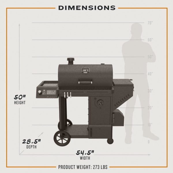 Oklahoma Joe’s® Tahoma® 900 Auto-Feed Charcoal Smoker & Grill with Wi-Fi®