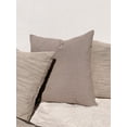 thumbnail image 6 of Essential Mocha Brown Indoor Outdoor Pillow 20x20, 6 of 10
