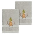 thumbnail image 4 of Linum Home Textiles Welcome Turkish Cotton Embellished Washcloth, 4 of 5