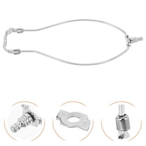 Worgeous 2 Sets Lamp Shade Harp Holders Detachable Lamp Shade Bracket Heavy Duty Diy Lighting Accessories For Floor Lamps Table Lamps Wall Light Fitting