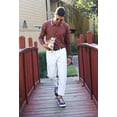 thumbnail image 6 of COOFANDY Men's Zipper Polo Shirt Casual Knit Long Sleeve Polo T Shirt Classic Fit Shirts, 6 of 7
