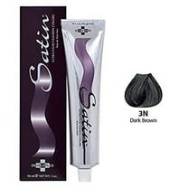 (2PACK) Satin Hair Color Natural Series-3N(Dark Brown) 3oz "MANGO SIX B&M"