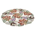 thumbnail image 5 of Linens Art And Things Thanksgiving, Autumn, 23-Inch Round Fall Maple Leaf Polyester Doily, 5 of 5