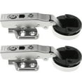 thumbnail image 2 of Shisuyan 2Pcs Hidden Hinges Cabinet Doors Cold Rolled Steel for Office Use, 2 of 8