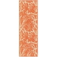 thumbnail image 3 of Unique Loom Branch Indoor/Outdoor Botanical Rug Terracotta/Beige 2' x 6' 1" Runner Floral / Botanical Perfect For Patio Deck Garage Entryway, 3 of 7