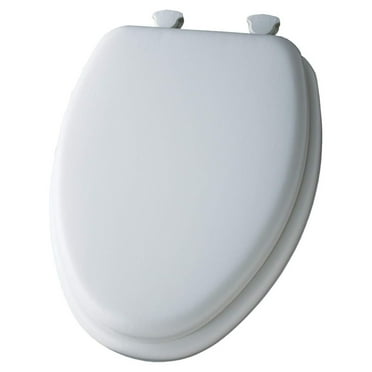 Mayfair 113EC000 White Elongated Deluxe Soft Toilet Seat