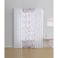 thumbnail image 2 of Simply Shabby Chic Ruffled Sunbleached Floral 4-Piece Window Curtain Panel and Sheer Set, 50" x 95", 2 of 6