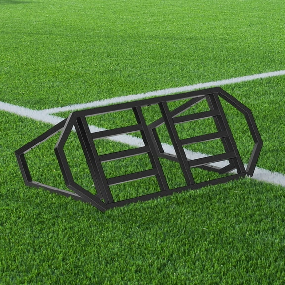 Soccer Rebounder Training Board - 2 Adjustable Angles (60° & 90°) for Passing, First Touch & Reaction Drills, Indoor/Outdoor Use