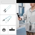 thumbnail image 3 of Sangle de Poignet pour Caméra, Lanière Adaptée pour Caméra de Poche 3 Actions, pour un X4, Lanière Anti-Perte pour Caméra de Vlogging avec Compartiment de Rangement pour Clés, Écouteurs, 3 of 7