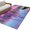 Purple, variant on Area Rug for Living Room, Spring Flowers Non-Slip Indoor Large Carpet for Bedroom/Dining Room, Purple Vine Lake Boat Grass Vintage Oil Painting Washable Low-Profile Floor Runner Rugs - 5 x 7 Ft