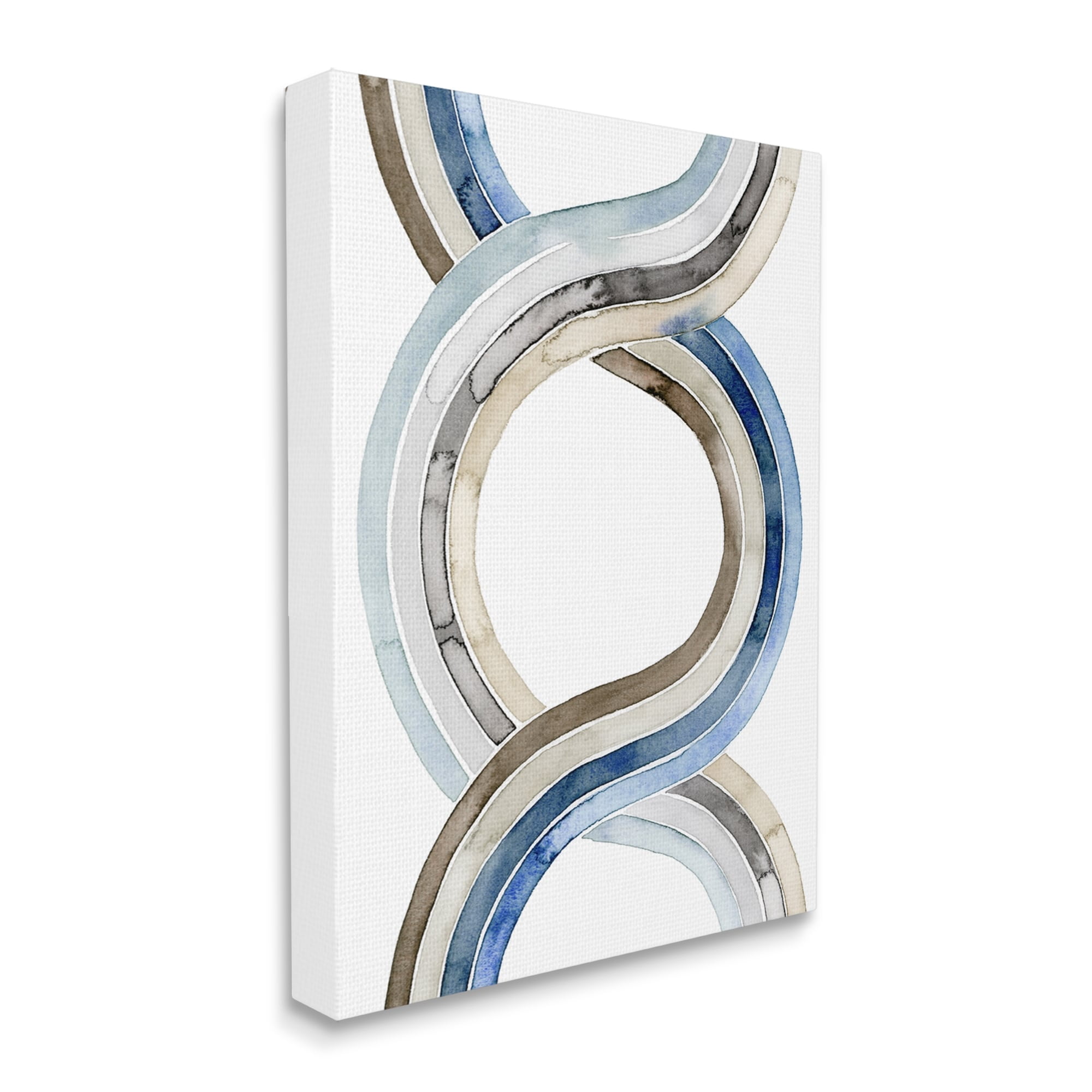 Stupell Industries Modern Two Dimensional Helix Abstract Watercolor Painting, 16 x 20,Design by Grace Popp