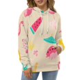 thumbnail image 4 of Summer Flamingo Watermelon Ice Cream 3d Sweatshirts Hoodie Fashion Casual Personality Men's Women Street Hoodie Pullovers Long Sleeve Comfortable Top, 4 of 6