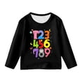thumbnail image 3 of WOYY Long Sleeve T-Shirt for Girls Casual Digital Print Crew Neck T Shirt Top, Sizes 3-14, 3 of 3